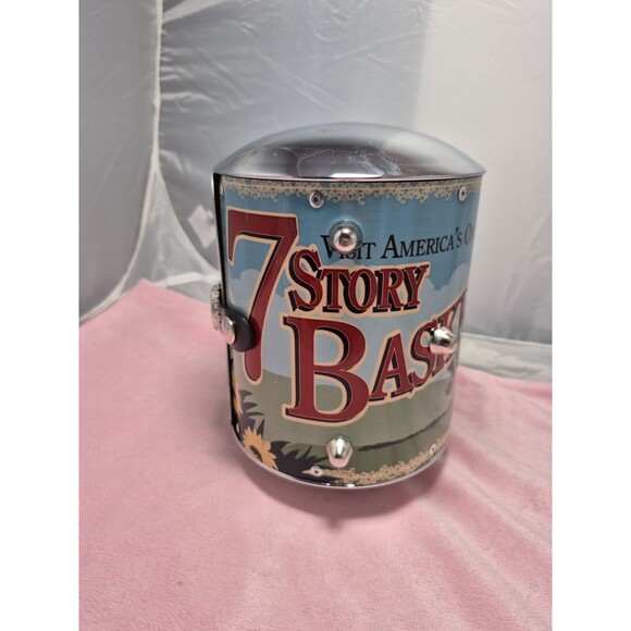 Rare Little Earth 7 Story Longaberger Barrel Purse Bag - Picture 5 of 10